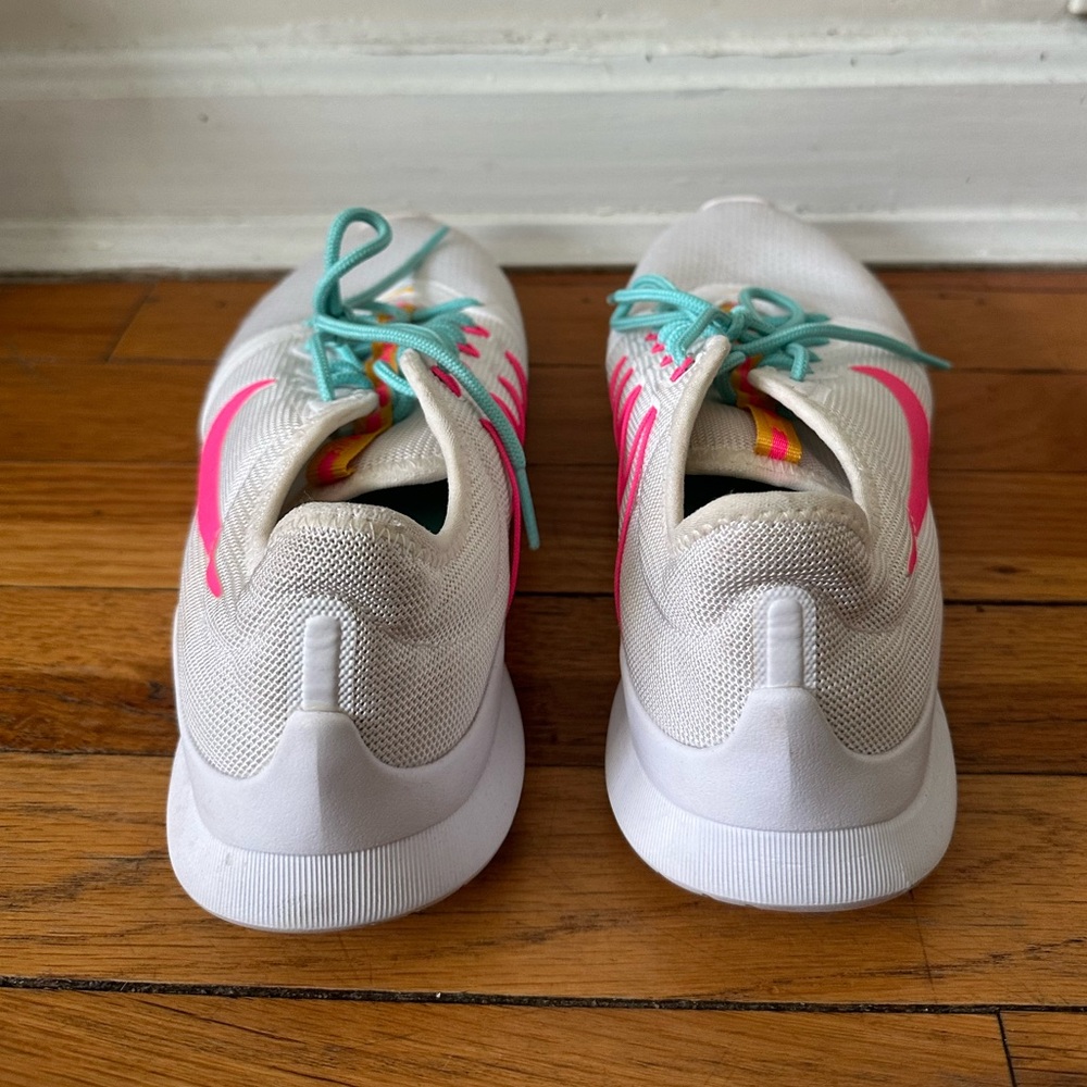 Nike Womens Sneakers with Pink and Teal Accents
